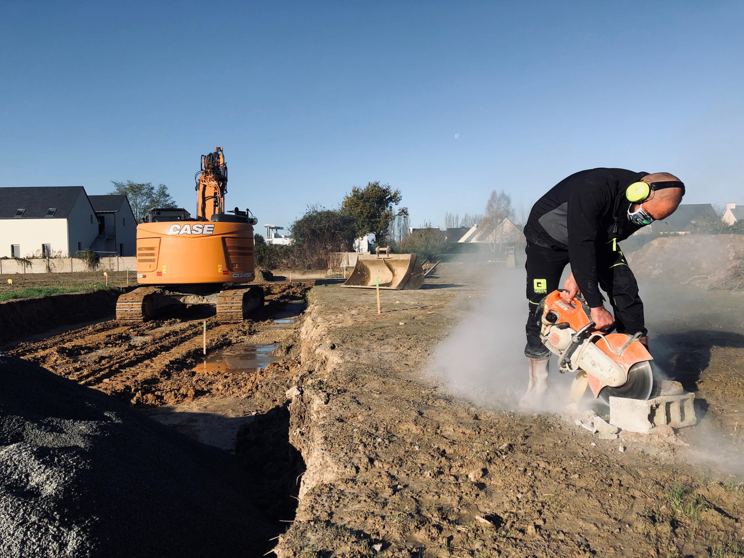 EPI, Scie, Extérieure, Chantier TP, intérim